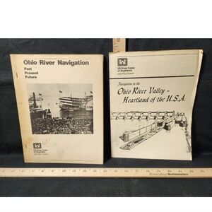 Ohio River Navigation Magazine/Pamphlet US Army Corps Of Engineers Used